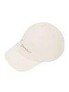 golf wear corduroy ball cap Corduroy ballcap Cream - J JANE - BALAAN 2