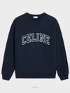 College Logo Sweatshirt Navy - CELINE - BALAAN 2