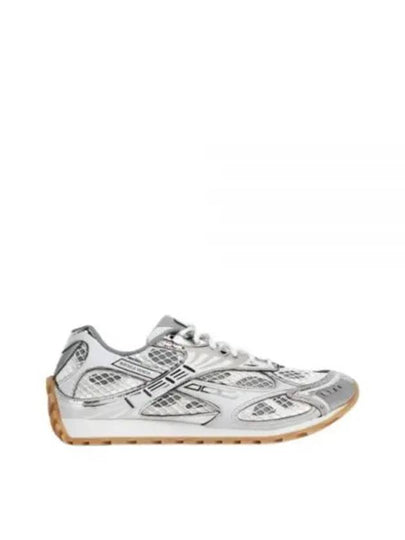 Orbit Mesh Low Top Sneakers Silver - BOTTEGA VENETA - BALAAN 2