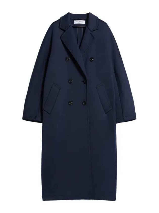 Max Mara Madame 2 Double Breasted Coat Navy 2319010331600 699 012 - S MAX MARA - BALAAN 1