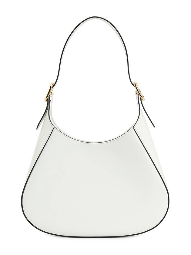 Medium Leather Shoulder Bag White - PRADA - BALAAN 4