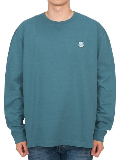 Fox Head Patch Comfort Sweatshirt Blue - MAISON KITSUNE - BALAAN 2