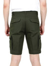 Multi Pocket Cargo Shorts Dartk Green - LORO PIANA - BALAAN 6