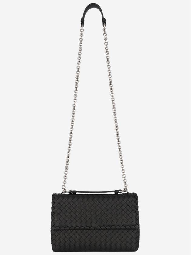 Olimpia Shoulder Bag Black - BOTTEGA VENETA - BALAAN 3