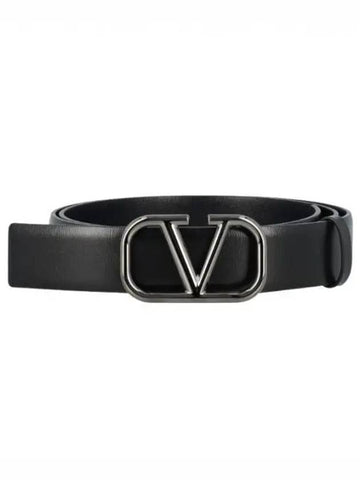 V Logo Signature Men s Belt T0Q90AZR 0NO - VALENTINO - BALAAN 1