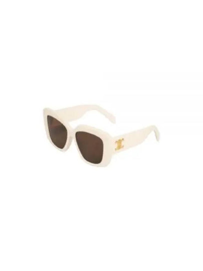 Eyewear Triomphe 04 Rectangle Sunglasses Ivory - CELINE - BALAAN 2