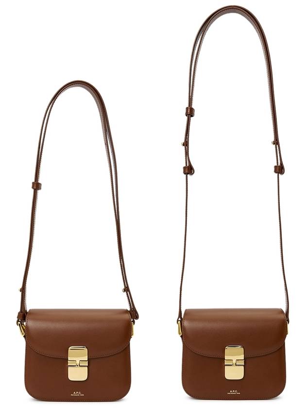 Grace Mini Cross Bag Brown - A.P.C. - BALAAN 8