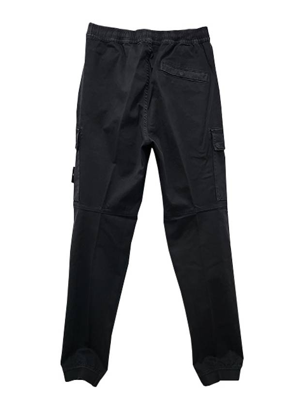 Wappen Patch Cargo Track Pants Black - STONE ISLAND - BALAAN 4