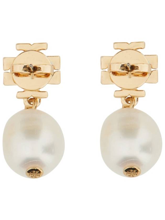 Kira Pearl Drop Earrings Gold - TORY BURCH - BALAAN 3