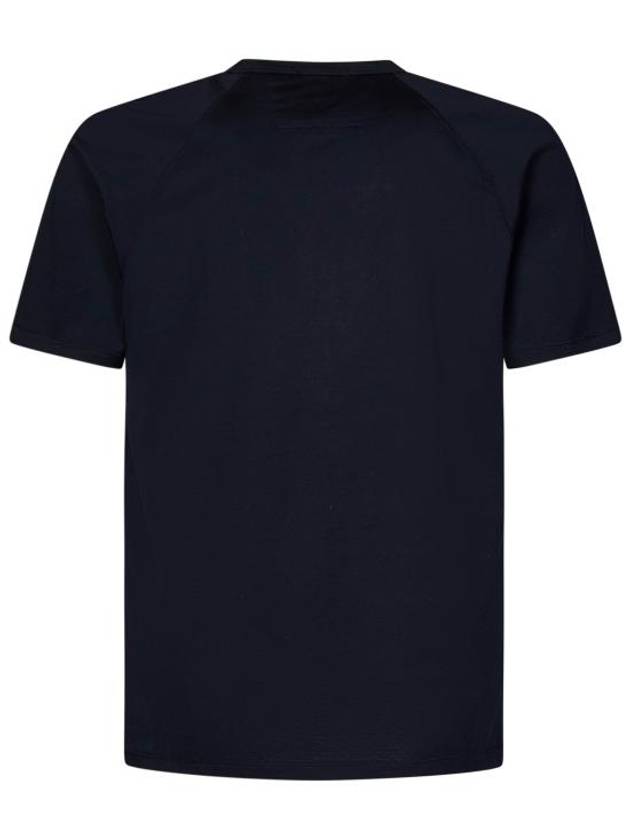 70/2 Mercerized Jersey Logo Short Sleeve T-Shirt Navy - CP COMPANY - BALAAN 4