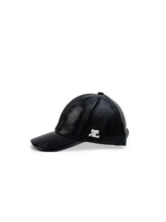 Courreges logo patch vinyl ball cap ACT002VY0003 7075 - COURREGES - BALAAN 2