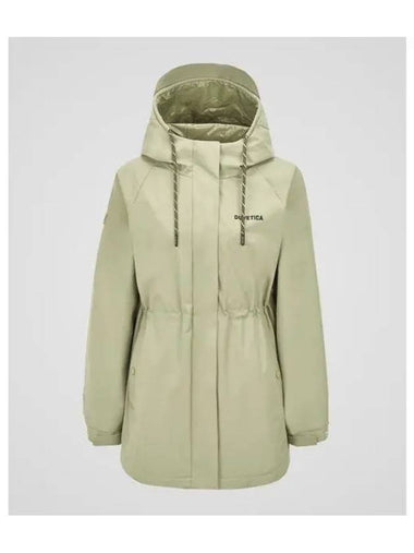 Caro W Mid Light Khaki Women s Wind Jacket - DUVETICA - BALAAN 1