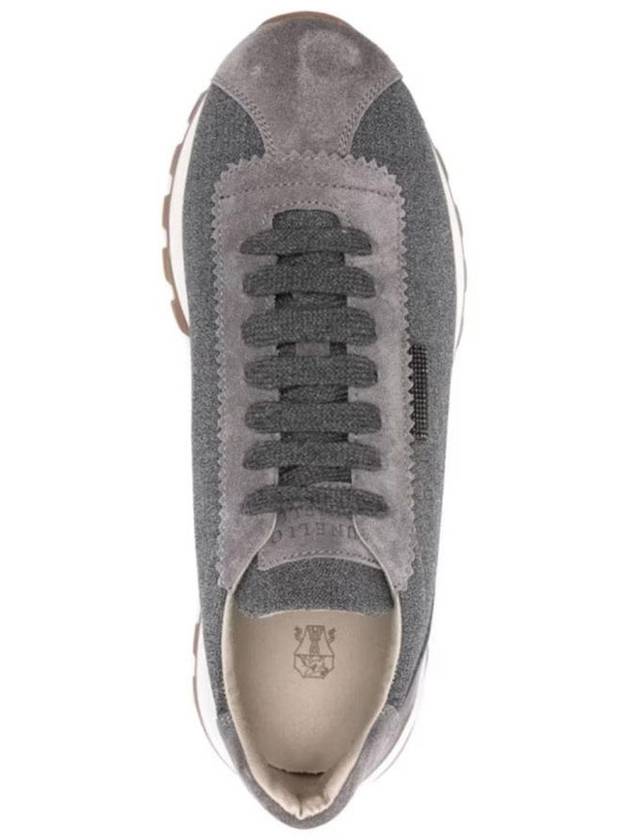 Runner low top sneakers gray - BRUNELLO CUCINELLI - BALAAN 5