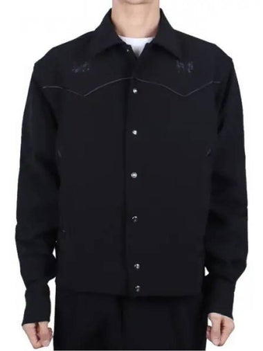 Men s Piping Cowboy Jacket Black OT136 1120261 - NEEDLES - BALAAN 1