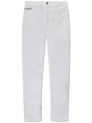 Moschino Jeans With Slightly Tapered Legs, Women's, White - MOSCHINO - BALAAN 1