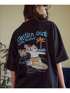 Chillin Surf short sleeve t shirt black - CPGN STUDIO - BALAAN 3