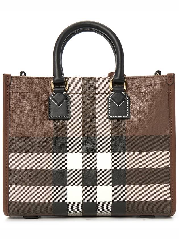 Freya check women s tote bag MN 8069661 041 - BURBERRY - BALAAN 4