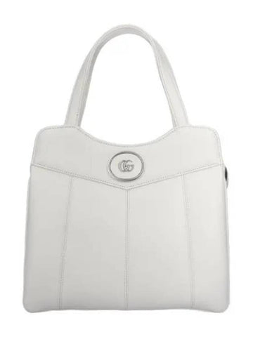 Small Petite GG Tote Bag White - GUCCI - BALAAN 1