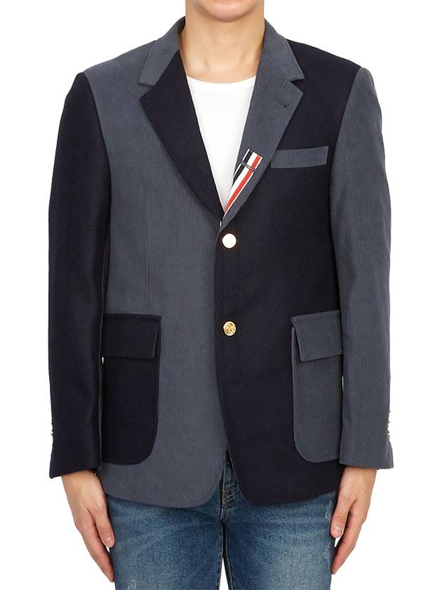 paneled corduroy blazer MJU558F03793 - THOM BROWNE - BALAAN 4