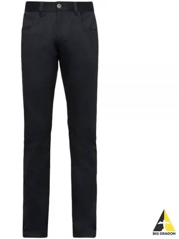 Stretch Drill Five-Pocket Cotton Jeans Black - PRADA - BALAAN 2