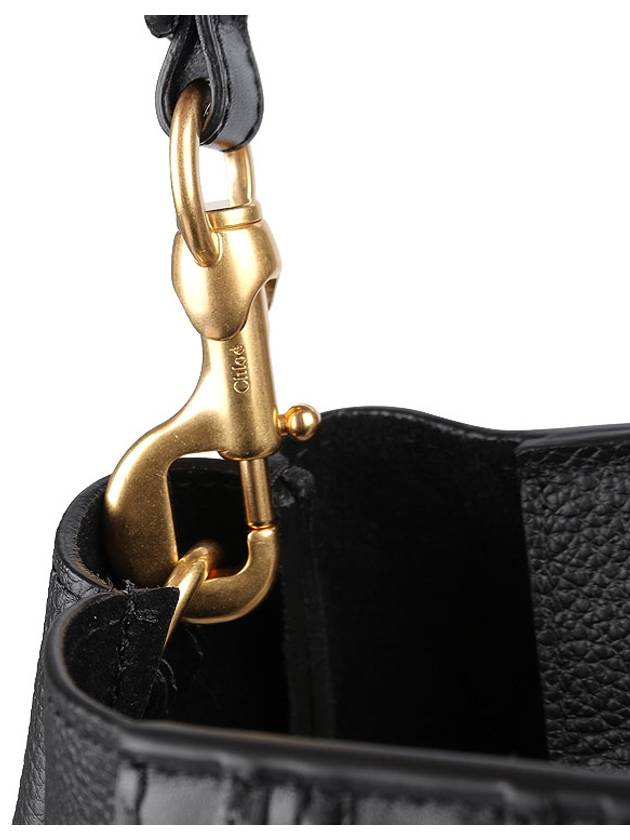 Calfskin Clutch Shoulder Bag Black - CHLOE - BALAAN 9