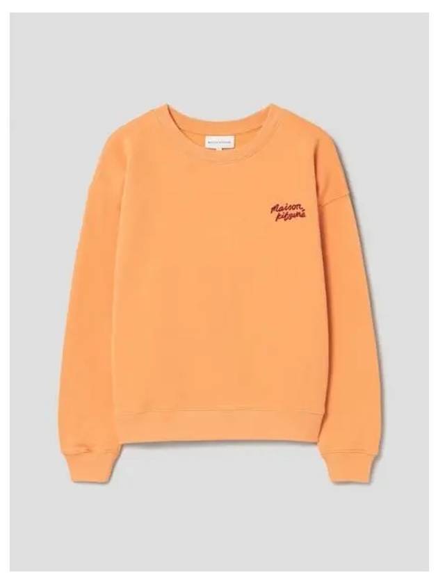 Women s Lettering Comfort Sweatshirt Sunset Orange Domestic Product GM0024022162168 - MAISON KITSUNE - BALAAN 1