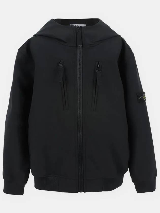 Stone Kids Waffen Patch Light Soft Shell Black 761640134 V0029 10 12A - STONE ISLAND - BALAAN 2