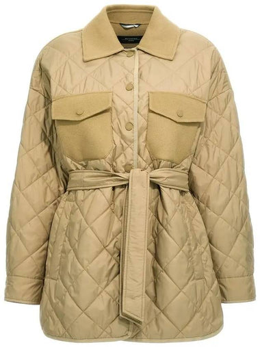 23FW PAPRICA quilting jacket camel 2354860239 012 - MAX MARA - BALAAN 1