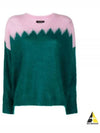 Manny Mohair Knit Top Pink Green - ISABEL MARANT - BALAAN 2