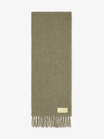 Oversized Alpaca Muffler Taupe USF417AA0003281 - AMI - BALAAN 1