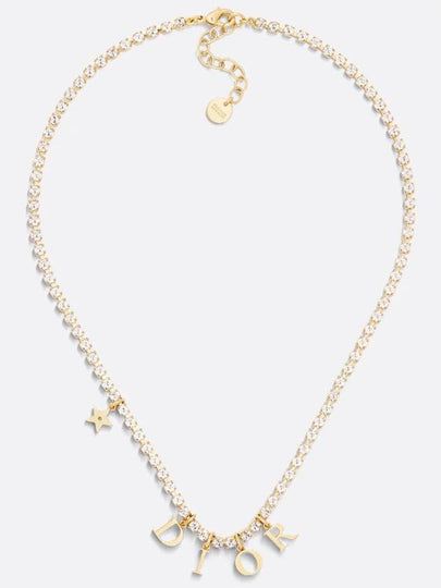 Revolution Crystals Necklace Gold - DIOR - BALAAN 2