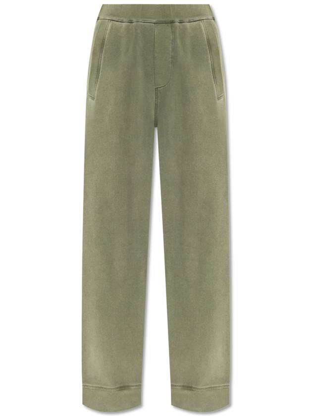 Dsquared2 Sweatpants With Wide Legs, Women's, Green - DSQUARED2 - BALAAN 1