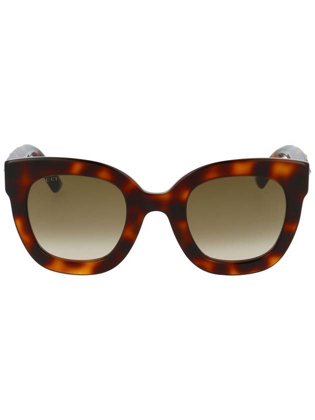 Eyewear Oversized Square Sunglasses Havana - GUCCI - BALAAN 2