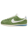 Cortez Low Top Sneakers Green Suede - NIKE - BALAAN 1