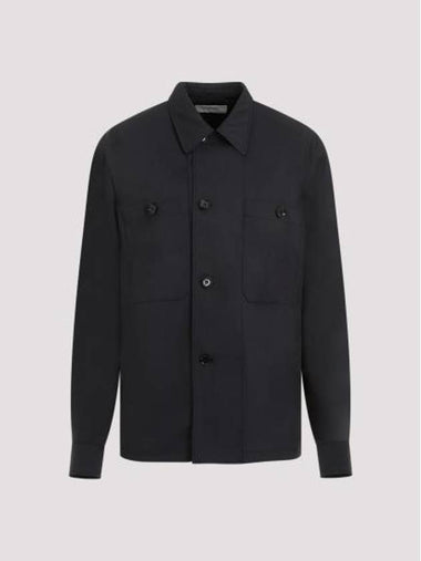 Soft Military Long Sleeve Shirt Black - LEMAIRE - BALAAN 1