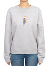 Women's Dress Fox Printing Sweatshirt Grey - MAISON KITSUNE - BALAAN 3