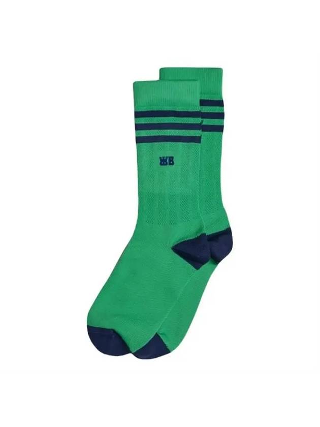 Color Block Socks Green Navy - ADIDAS - BALAAN 2