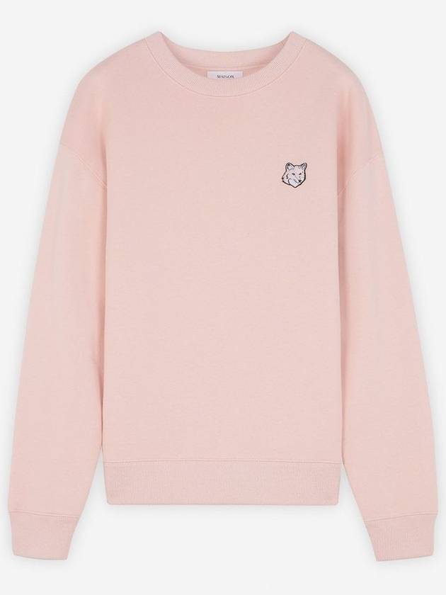 Bold Fox Head Patch Comfort Sweatshirt Pink - MAISON KITSUNE - BALAAN 2