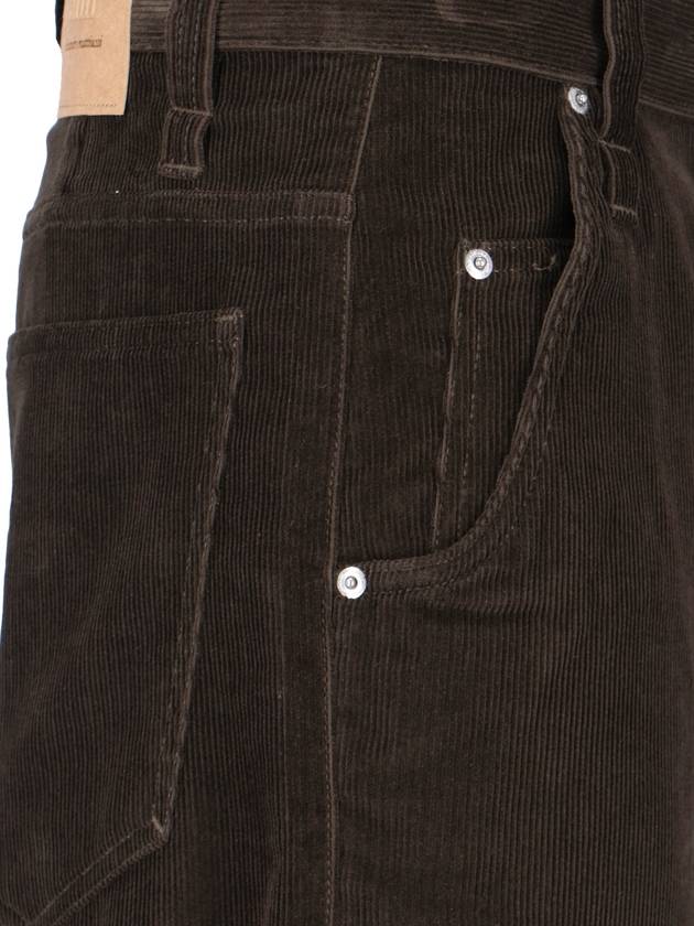 Ami Trousers Brown - AMI - BALAAN 4