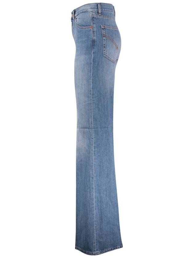 Dondup Amber Wide Leg Jeans In Fixed Denim - DONDUP - BALAAN 3