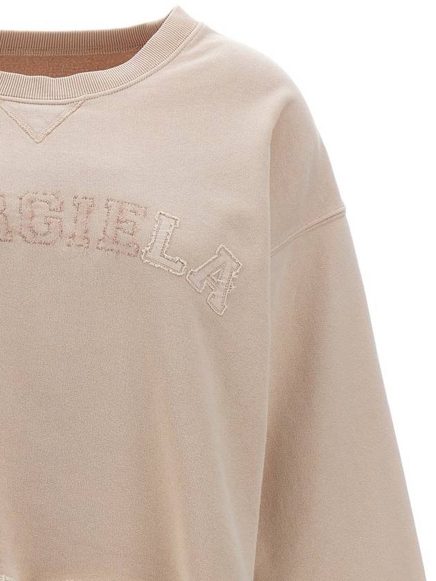 Maison Margiela Logo Embroidery Sweatshirt - MAISON MARGIELA - BALAAN 3