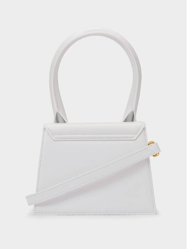 Le Chiquito Moyen Bag - Jacquemus - White - Leather - JACQUEMUS - BALAAN 3