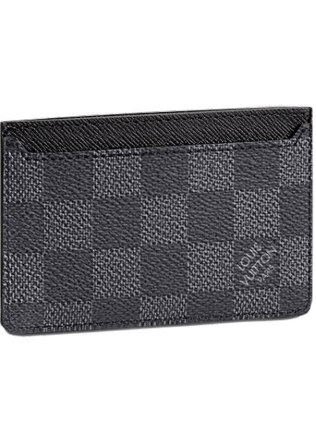 Neo Porte Cartes Damier Graphite Card Wallet Black - LOUIS VUITTON - BALAAN 3