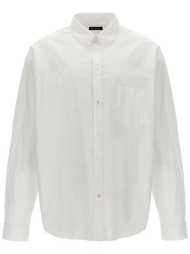 Balenciaga Logo Print Shirt - BALENCIAGA - BALAAN 1