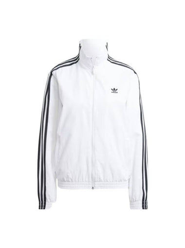 3 Stripe Woven Track Jacket White - ADIDAS - BALAAN 1