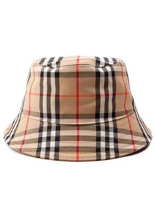 Vintage Check Technical Bucket Hat Beige - BURBERRY - BALAAN 2