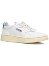 Medalist Goatskin Low Top Sneakers White Blue - AUTRY - BALAAN 4