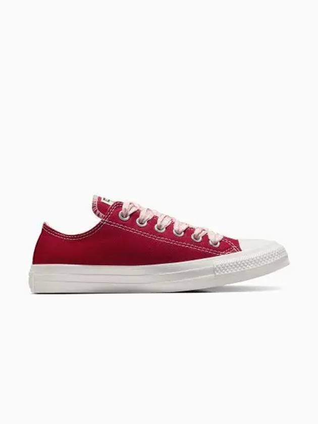 Chuck Taylor All Star Gingham Low Top Sneakers Red - CONVERSE - BALAAN 1