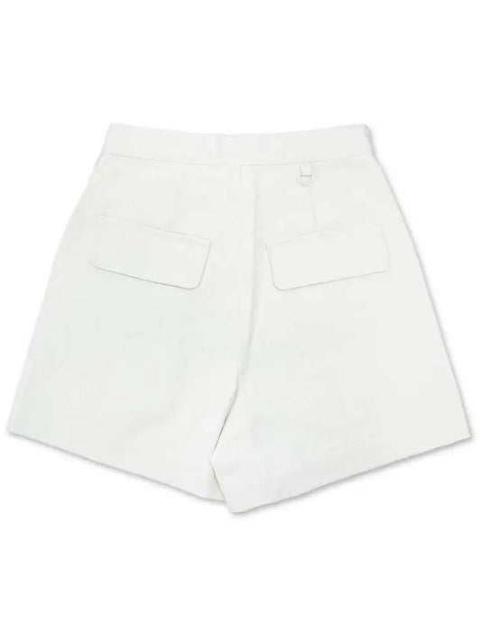 Fleece Twill Pocket Shorts Peach brushed pocket shortsIVORY - MONBIRDIE GOLF - BALAAN 2