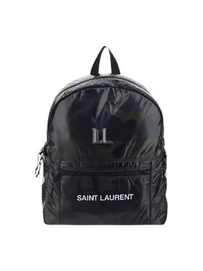 Logo Nuxx Nylon Backpack Camo - SAINT LAURENT - BALAAN 2